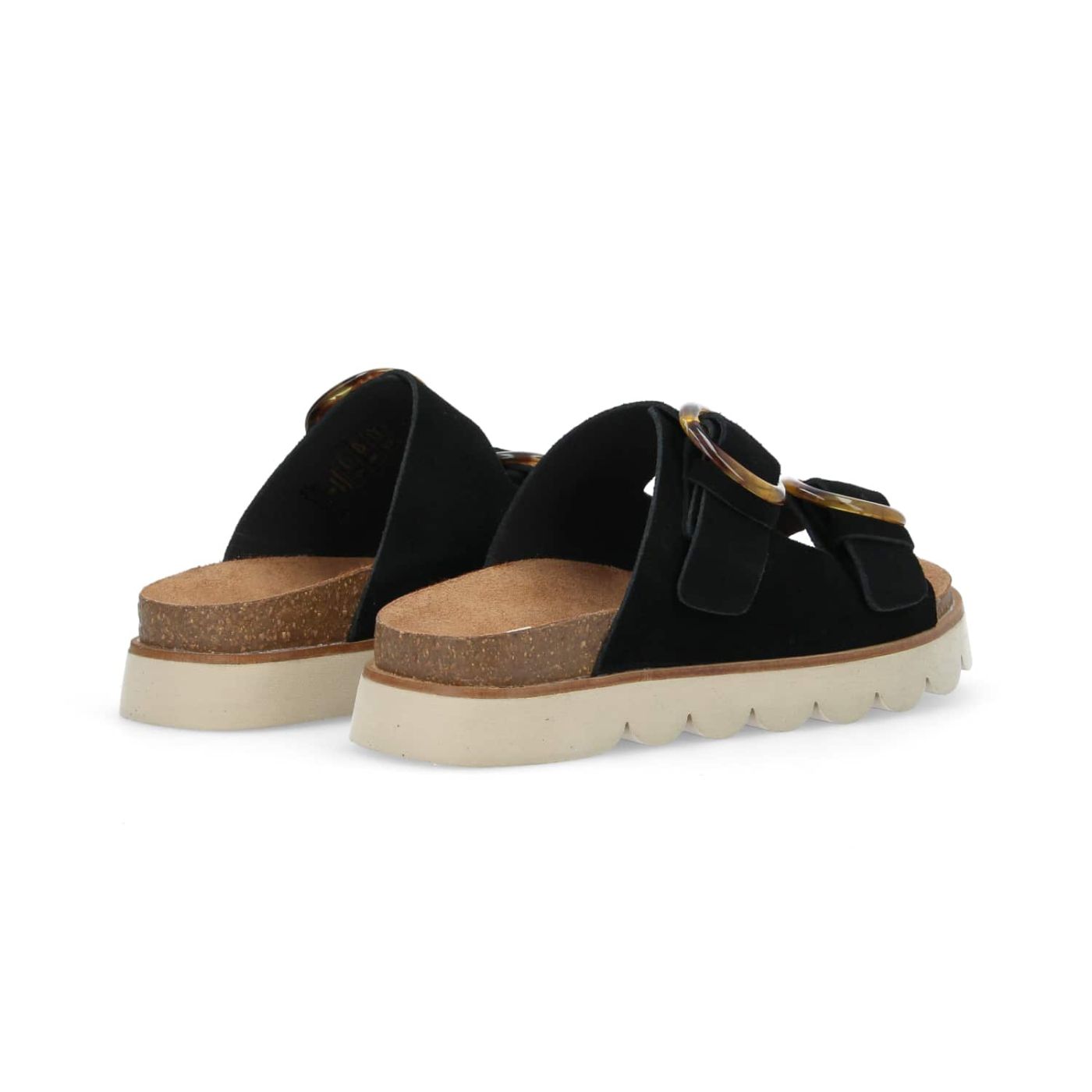 SANDY SLAP W - SUEDE - BLACK